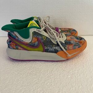 Nike Kyrie Infinity Multi-Color Tie Dye Basketball Shoes DQ8076-011 Youth 7Y
